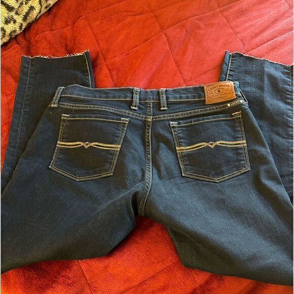 Lucky Brand womenās darkāblueādenimājeansāsizeā6/ā28 - Picture 4 of 6